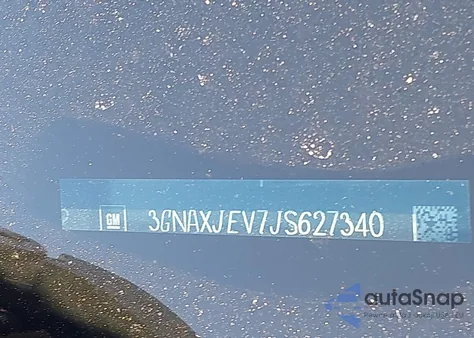 2018 Chevrolet Equinox Lt z USA, uszkodzony, nr VIN 3GNAXJEV7JS627340